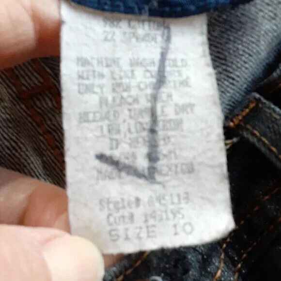Denim & Co jeans size 10 blue - Picture 5 of 13